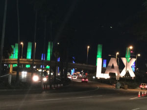 low-cost eating disorder counseling Los Angeles County at Eating Disorder Therapy LA and online in California [Image description: image of the lights at LAX airport lit for Eating Disorder Awareness Week]