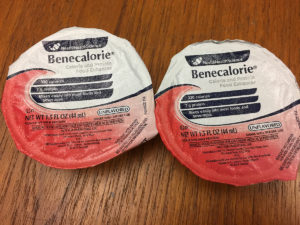 Benecalorie brand nutritional supplements for Eating Disorder Recovery in Los Angeles, California [Image description: photo of 2 containers of benecalorie supplement]