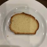 Poundcake and eating disorder recovery returning connection through food in Los Angeles, California [Image description: photo of a slice of poundcake] Represents joy of eating in recovery in California