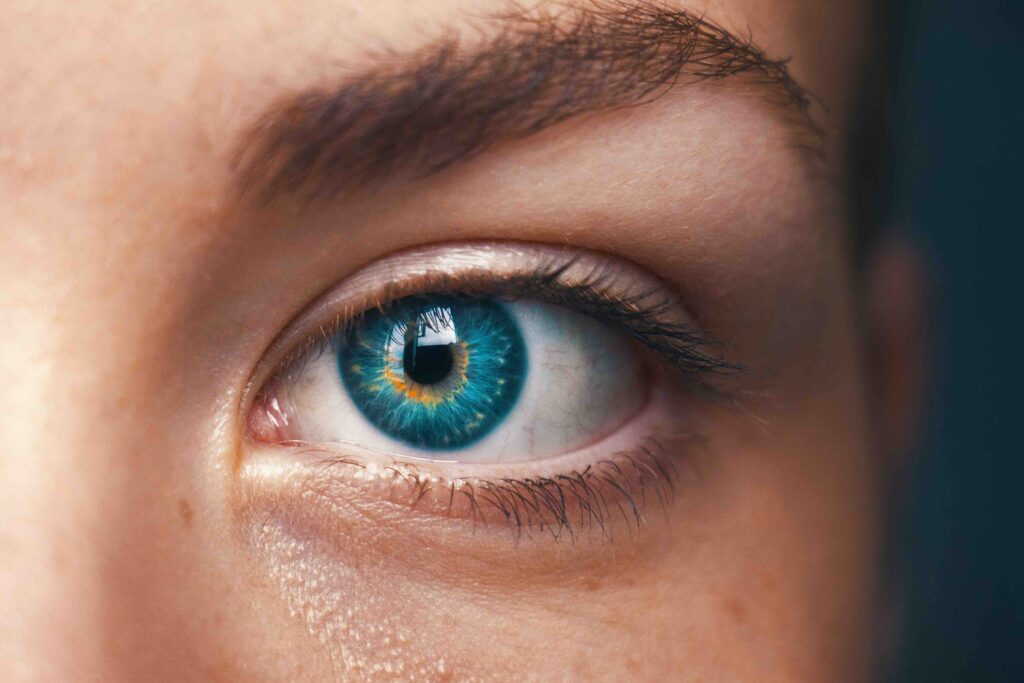 EMDR for Eating Disorders [close up of an eye]