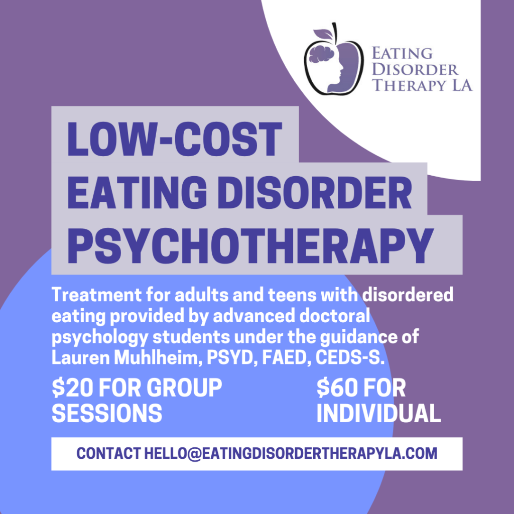 Low-Cost Eating Disorder Therapy