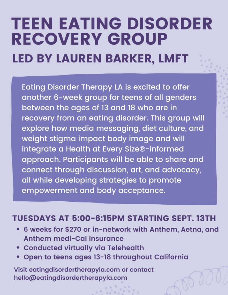 Blog Eating Disorder Therapy La Blog Eating Disorder Therapy La