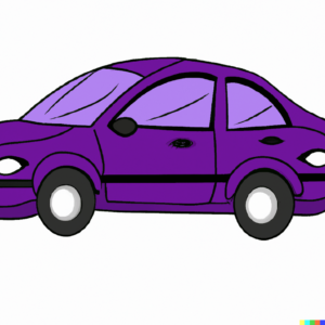Relapse prevention plan [Image description: drawing of a purple car] represents a regular maintenance plan for eating disorder recovery in Los Angeles, California 
