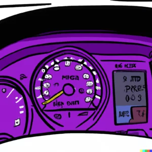 Eating disorder relapse prevention warning signs. Check engine light. [Image description: drawing of a car dashboard with an engine warning sign alert on] Represents eating disorder relapse warning signs for a client in Los Angeles, California 