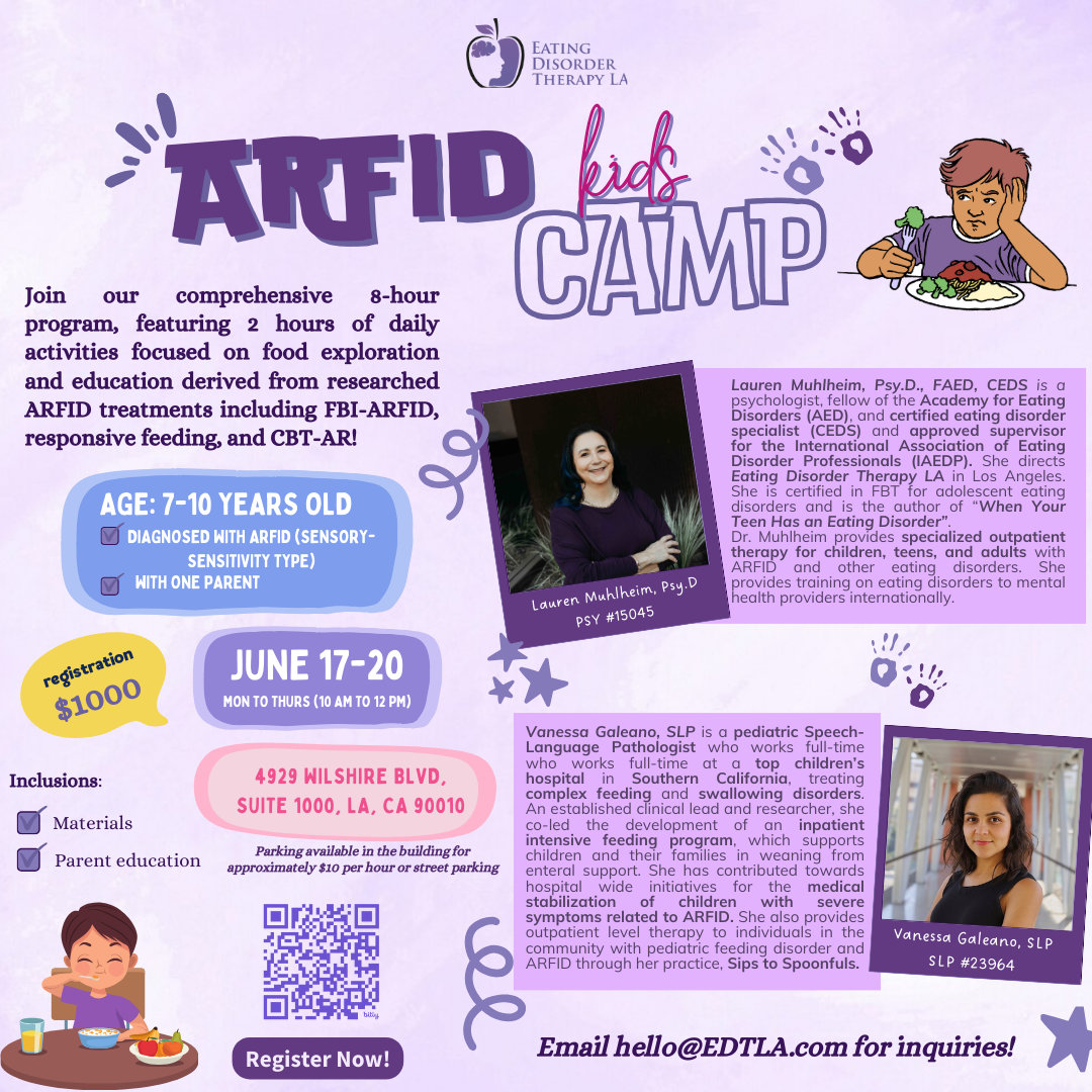 ARFID Kids Camp Los Angeles, California